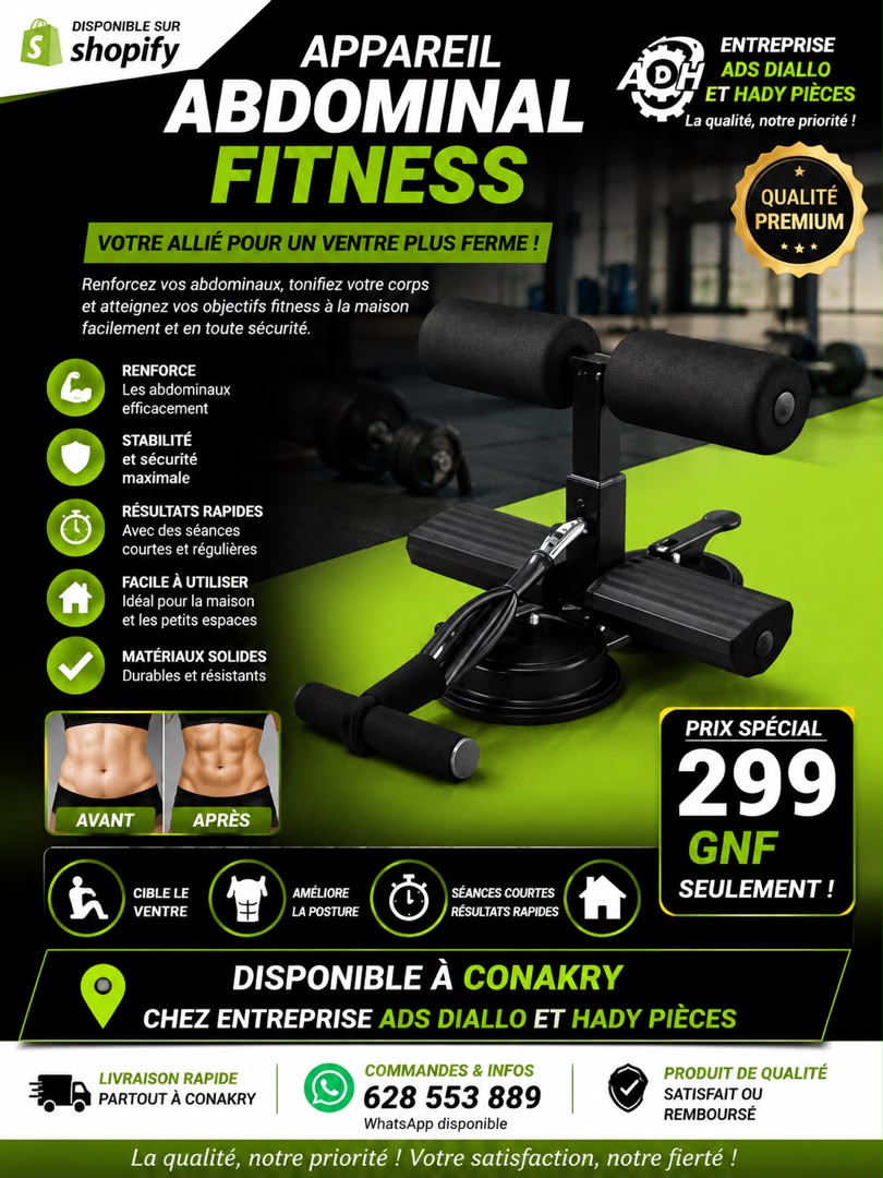 APPAREIL ABDOMINAL POUR VOTRE SPORTS A LA MAISON