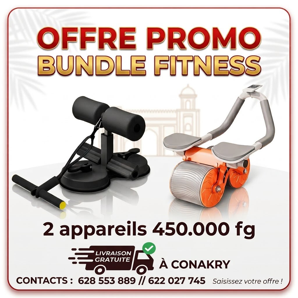 2 APPAREILS ABDOMINAL ROULETTE & fitness pieds sol